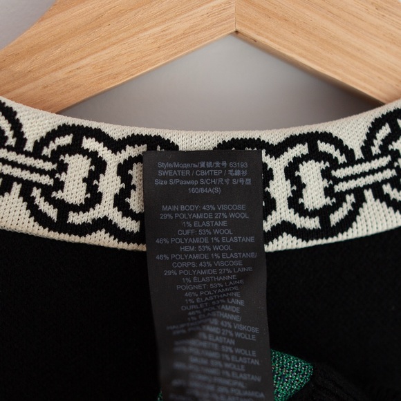 Tory Burch oversized floral wool blend sweater - Picture 8 of 8